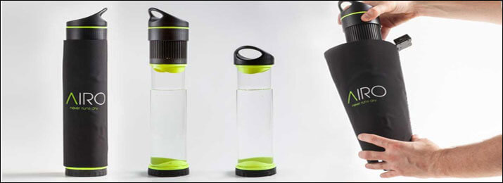 Fontus: The self-filling water bottle.